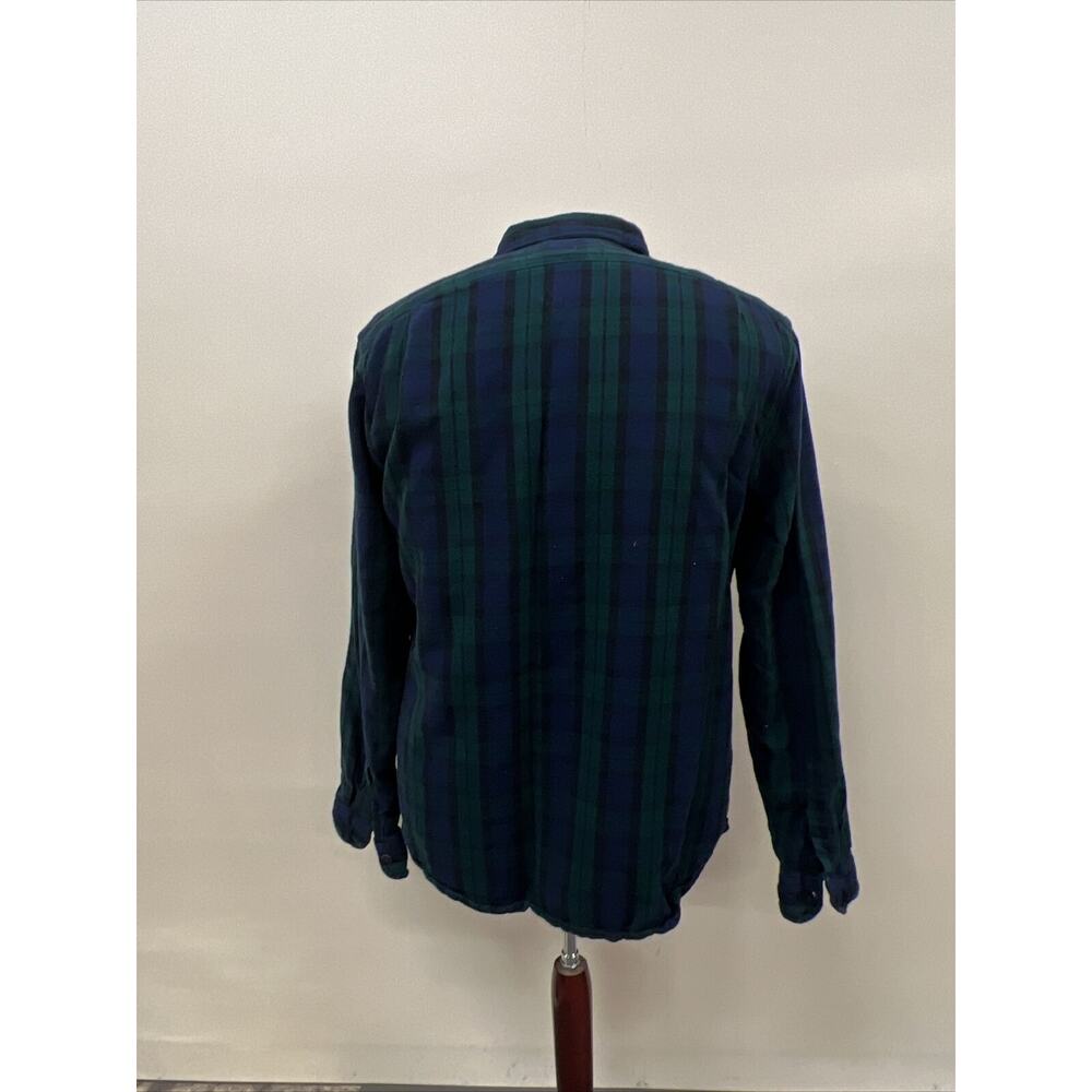(3) J. Crew Mens Mid-Weight Flannel Shirt Plaid Button Down Slim Fit Large Chrty - Picture 15 of 16